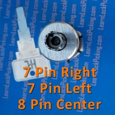tubular lock pick  pin left  pin    pin center