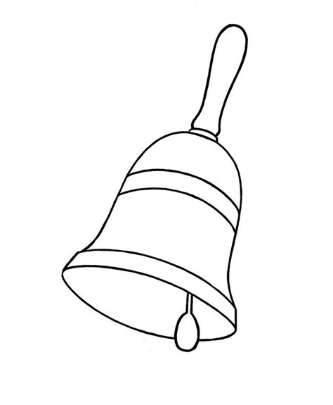 printable bell coloring pages  kids coloring pages  kids