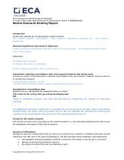 briefing report template docx  document  briefing report