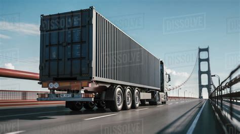 delivery  truck stock photo dissolve
