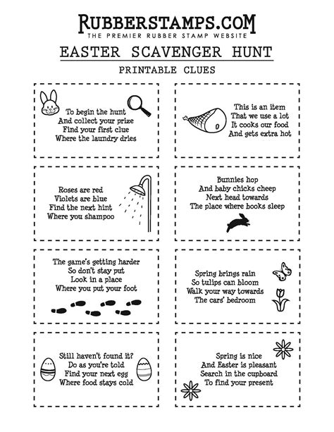 diy easter scavenger hunt clues free printable easter scavenger