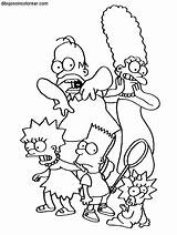 Simpsons Agrandar Haz sketch template