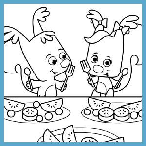 coloring pages coloring pages baby  tv color