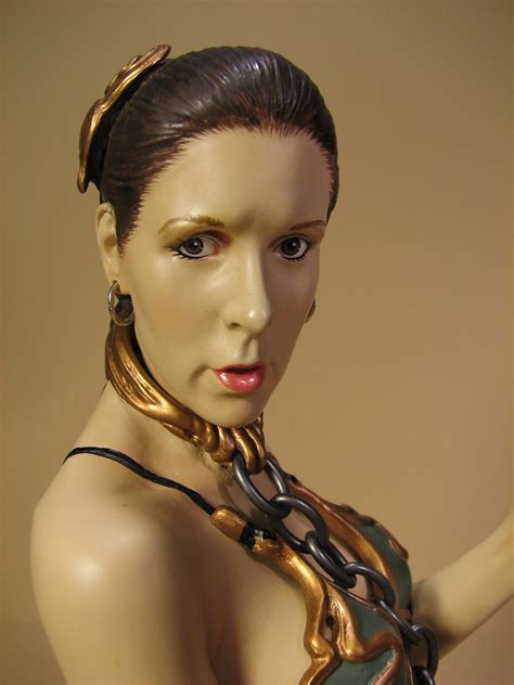 Princess Leia Organa As Jabba S Slave Mini Bust By Gentle