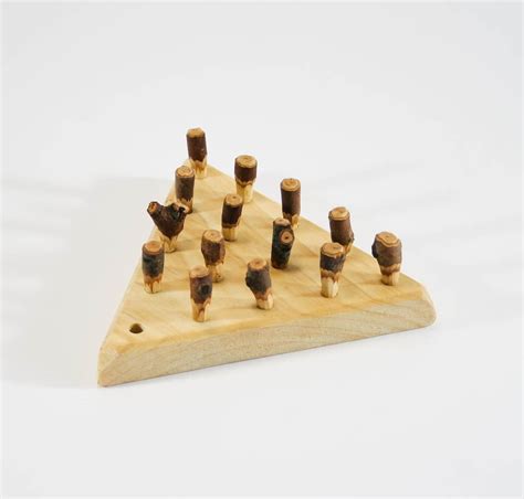 Pin Board Game Crafted Wood