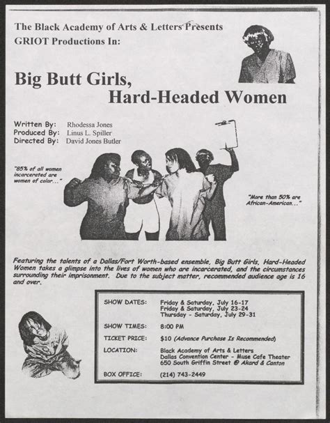 [flyer Big Butt Girls Hard Headed Women] The Portal To Texas History