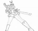 Mikazuchi Kagura Skill Coloring Pages sketch template