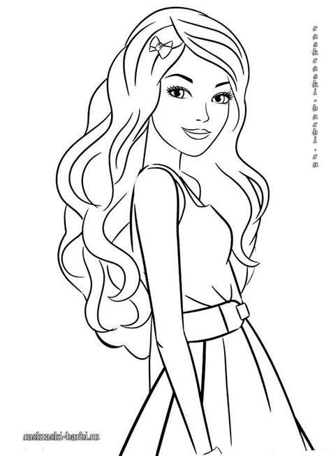 barbie dog coloring page  dxf include