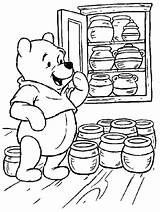 Coloring Pooh Winnie Pages Classic Getcolorings sketch template