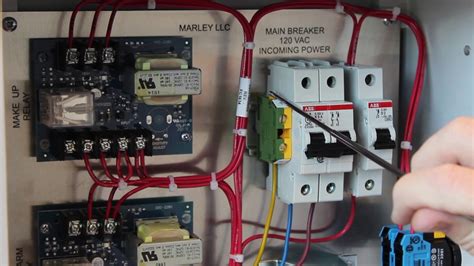 marley llc water level control part  wiring  control panel youtube