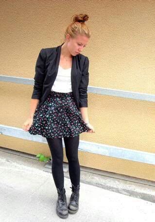 monochrome fashion  martens outfit combat boot outfits