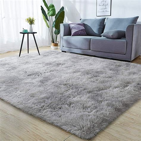 luxury super soft modern area rug fur rugsilky fluffy shag rug