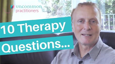 common therapy questions
