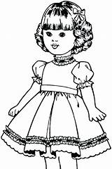 Girl Coloring American Pages Doll Girls Kit Isabelle Getcolorings Color Printable Getdrawings sketch template