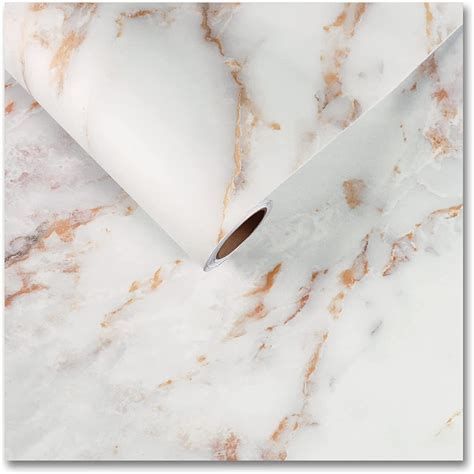 cretive white gold marble contact paper  matte marble