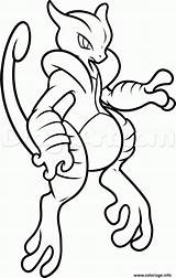 Mewtwo Clipartmag Coloringpagesfortoddlers sketch template