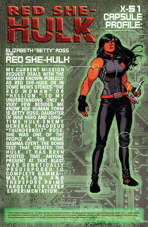 Red She Hulk 001 Viewcomic Reading Comics Online For