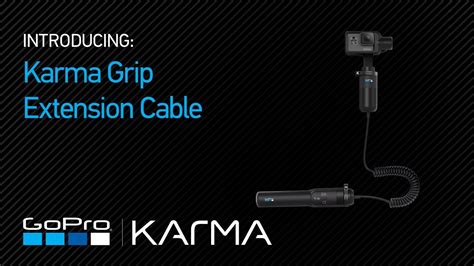 gopro introducing karma grip extension cable youtube