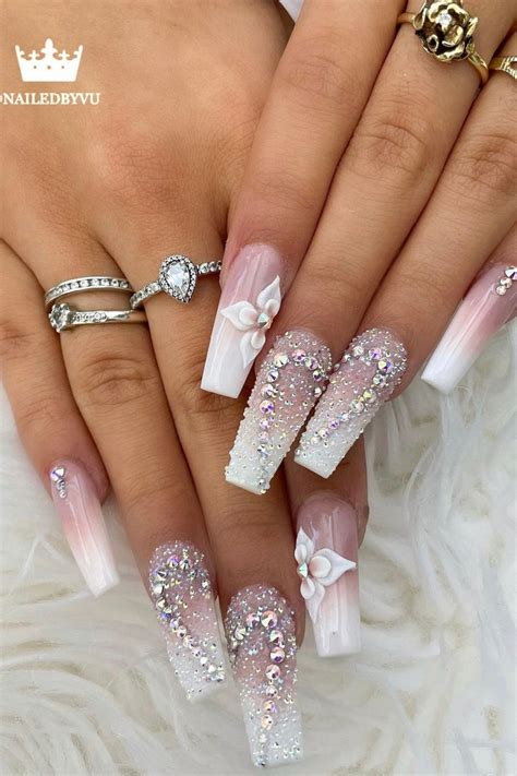 33 gorgeous wedding nail ideas for brides 2021 honestlybecca