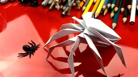 fold  origami spider art  kids hub