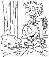 Rugrats Coloring Pages Tommy Dil Little Brother Seeing Happy His Colorluna Cartoon Color Getcolorings Sheets Colouring Print Characters Printable Books sketch template