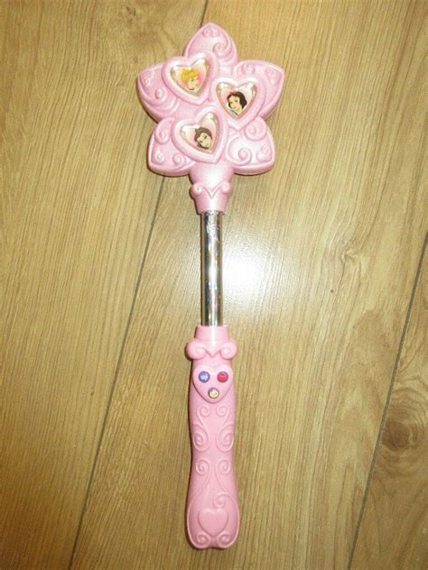 lovely disney princess wand in pink plays music and talks and in