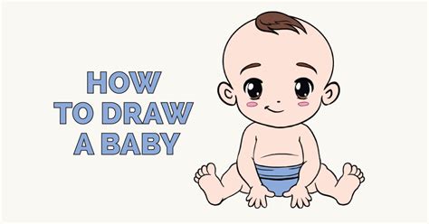 learn   draw  cute baby easy step  step drawing tutorial