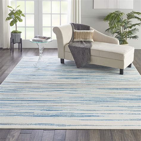modern coastal blue area rug rugs  living room beach house interior design beach living room