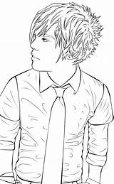 Emo Lineart Naruto Drawings 1949 Colouring Sexy Hellokids sketch template