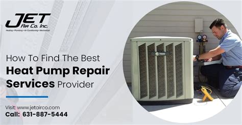find   heat pump repair services provider jetairco