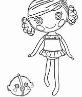Lalaloopsy Pages Mermaid Coloring Color Getcolorings sketch template
