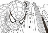 Spiderman sketch template