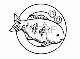 Fried Fish Drawing Plate Clipart Paintingvalley sketch template