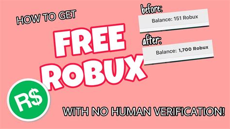 How To Get Free Robux On Computer No Human Verification