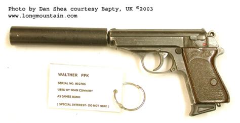 The Side Arms Of James Bond 007 From The Walther Ppk To