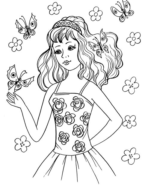 girl coloring pages aerografiaonline