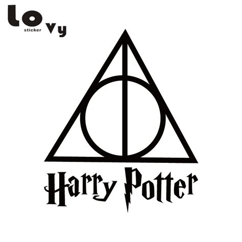 Harry Potter Auto Aufkleber Heiligtümer Des Todes Symbol Auto Aufkleber