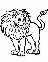 Lion Coloring Pages African Printable Male Drawing Color Face Lions Gif Templates sketch template