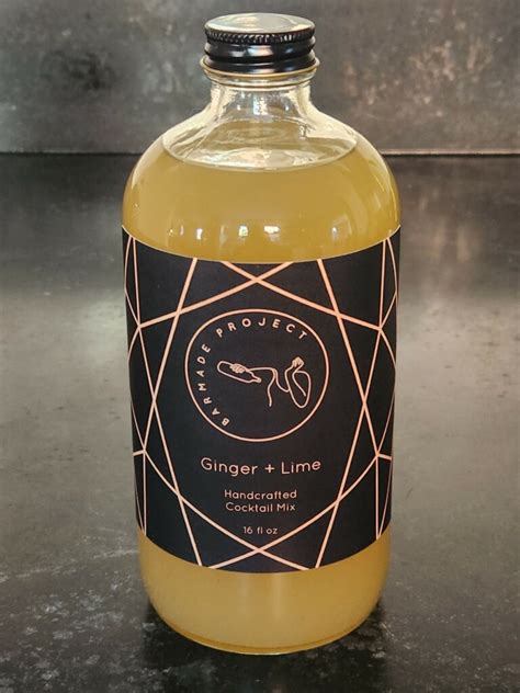 ginger lime barmade project