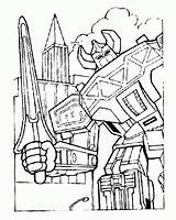 Coloring Robot Rpm Coloringhome Megazord Morphin Nickelodeon Fury Mmpr Jungle Coloriages sketch template