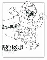 Batman Lego Coloring Movie Pages Robin Getcolorings Getdrawings Printable sketch template
