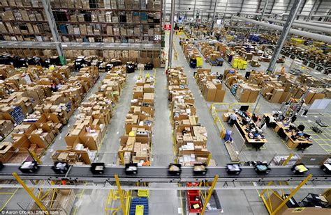amazons warehouse prepares  black friday orders daily mail