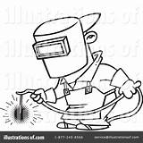 Welder Clipart Welding Coloring Pages Illustration Royalty Rf Toonaday Ron Leishman Printable Color Getcolorings Getdrawings sketch template