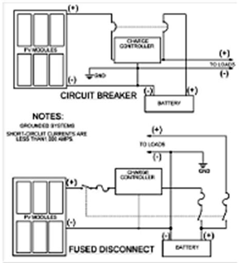 photovoltaic power system  wiring module interconnection electronic circuits schematics