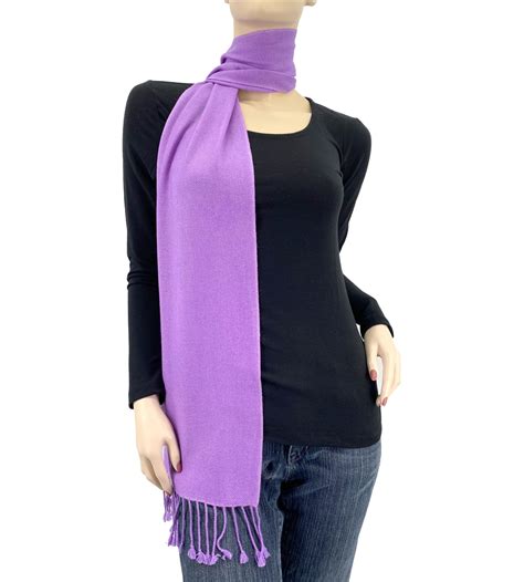 pure pashmina scarf lavender  ply