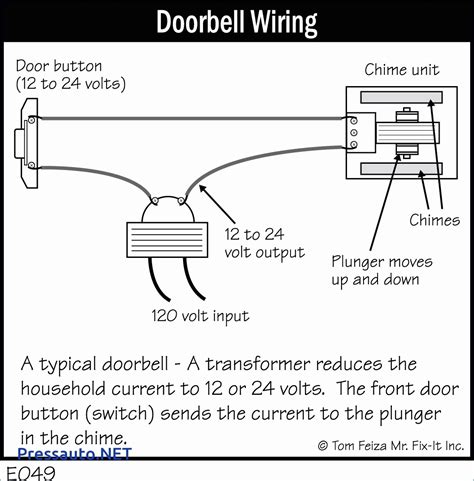 doorbell wiring diagrams diy house  doorbell wiring diagram cadicians blog