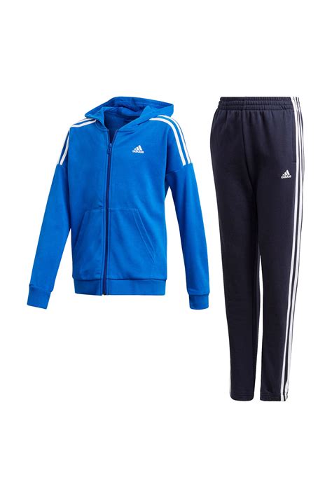 adidas performance joggingpak blauwdonkerblauw wehkamp