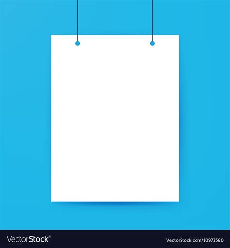 blank poster template royalty  vector image