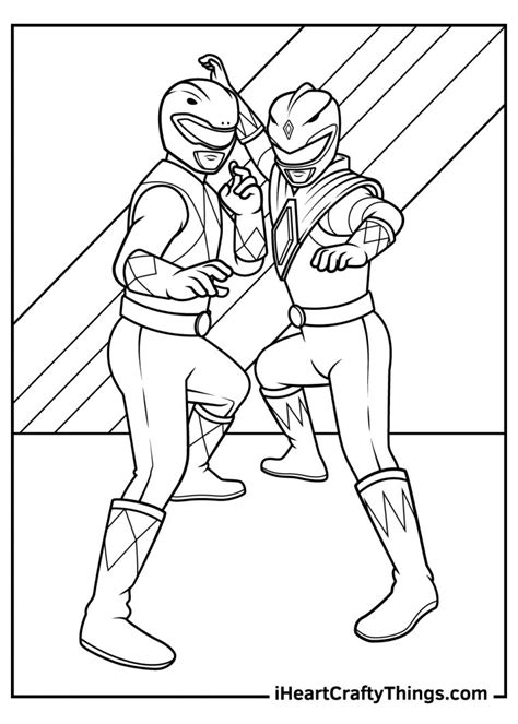 power rangers coloring pages   printables
