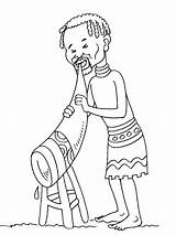 Coloriage Africains Africanos Pintar Gulli Africain Afrique Coloriages Personnages Africano Africanas Africaine Cultura Refugee Baobab Projets Colorier áfrica Enfant Imagui sketch template